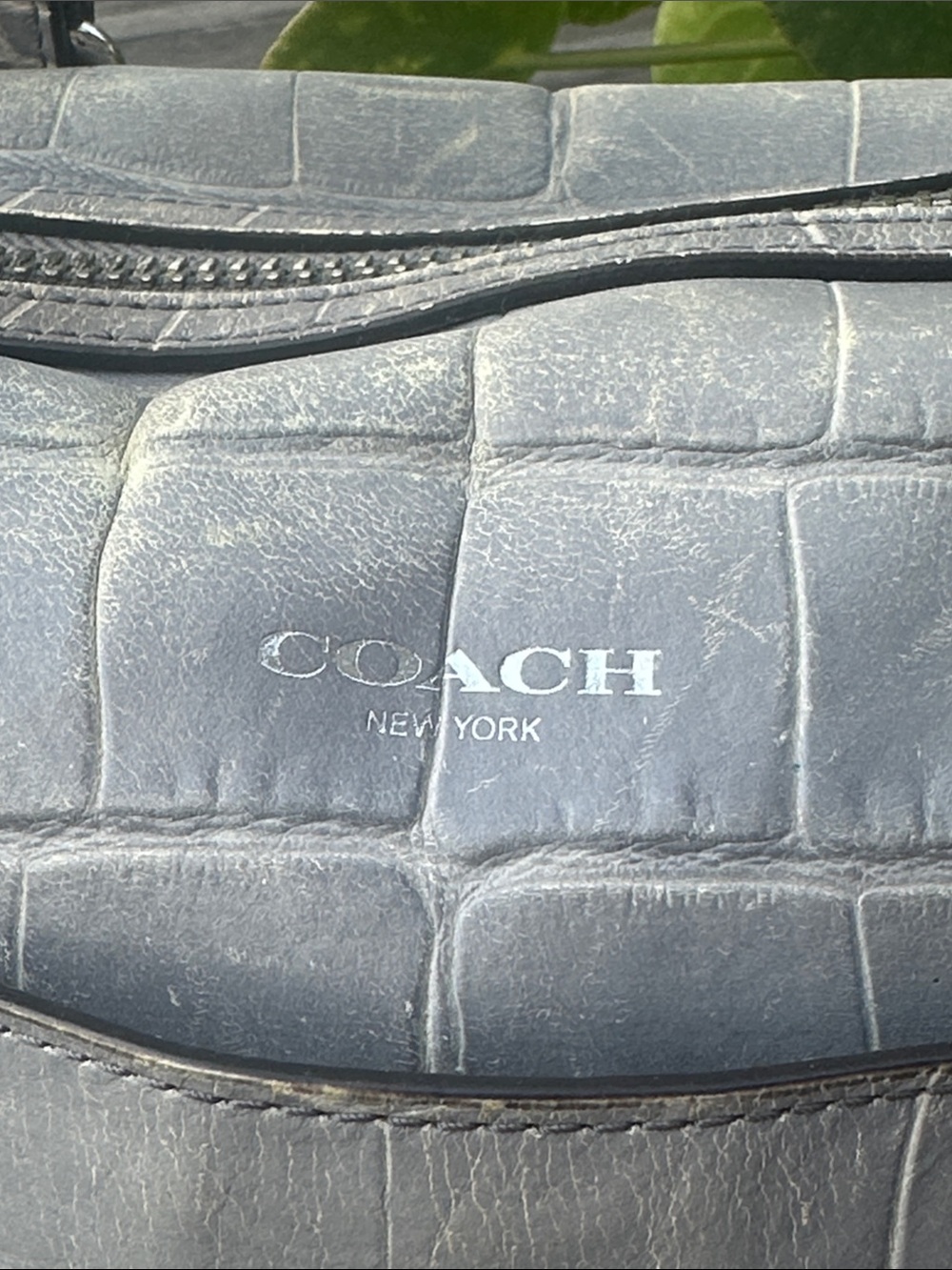 Coach Legacy Croc-Embossed Haley Satchel - Picture 4 of 13